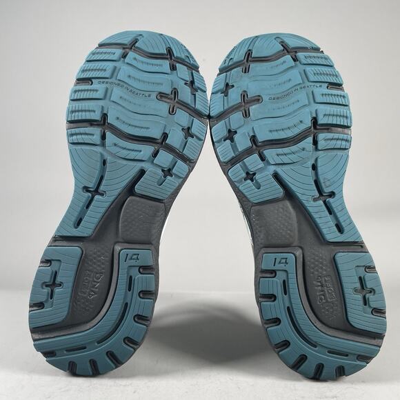 Brooks Ghost 14 Womens 10.5B Green Running Shoe Athletic Walking Gym Sneaker GUC - Picture 4 of 9